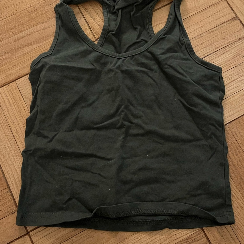 Dark Green Women's Tank Top